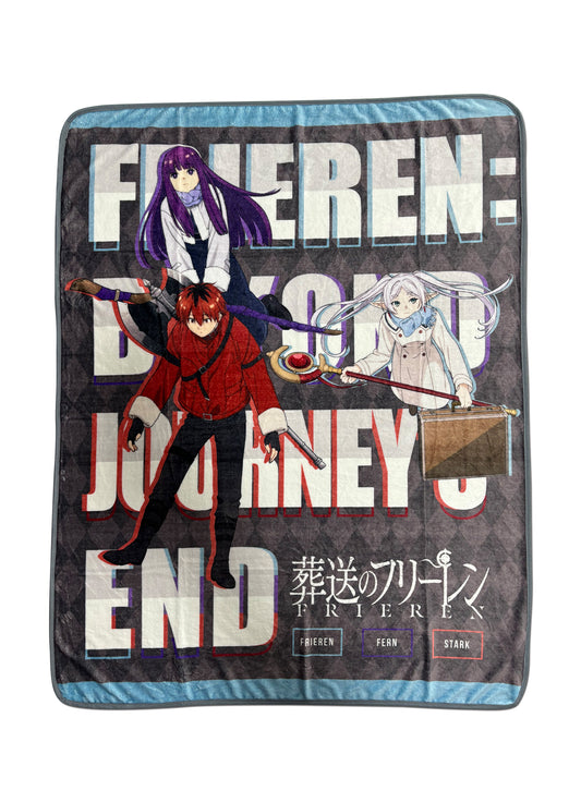 Frieren Beyond Journey's End - Frieren With New Party Blanket 46"W x 60"H