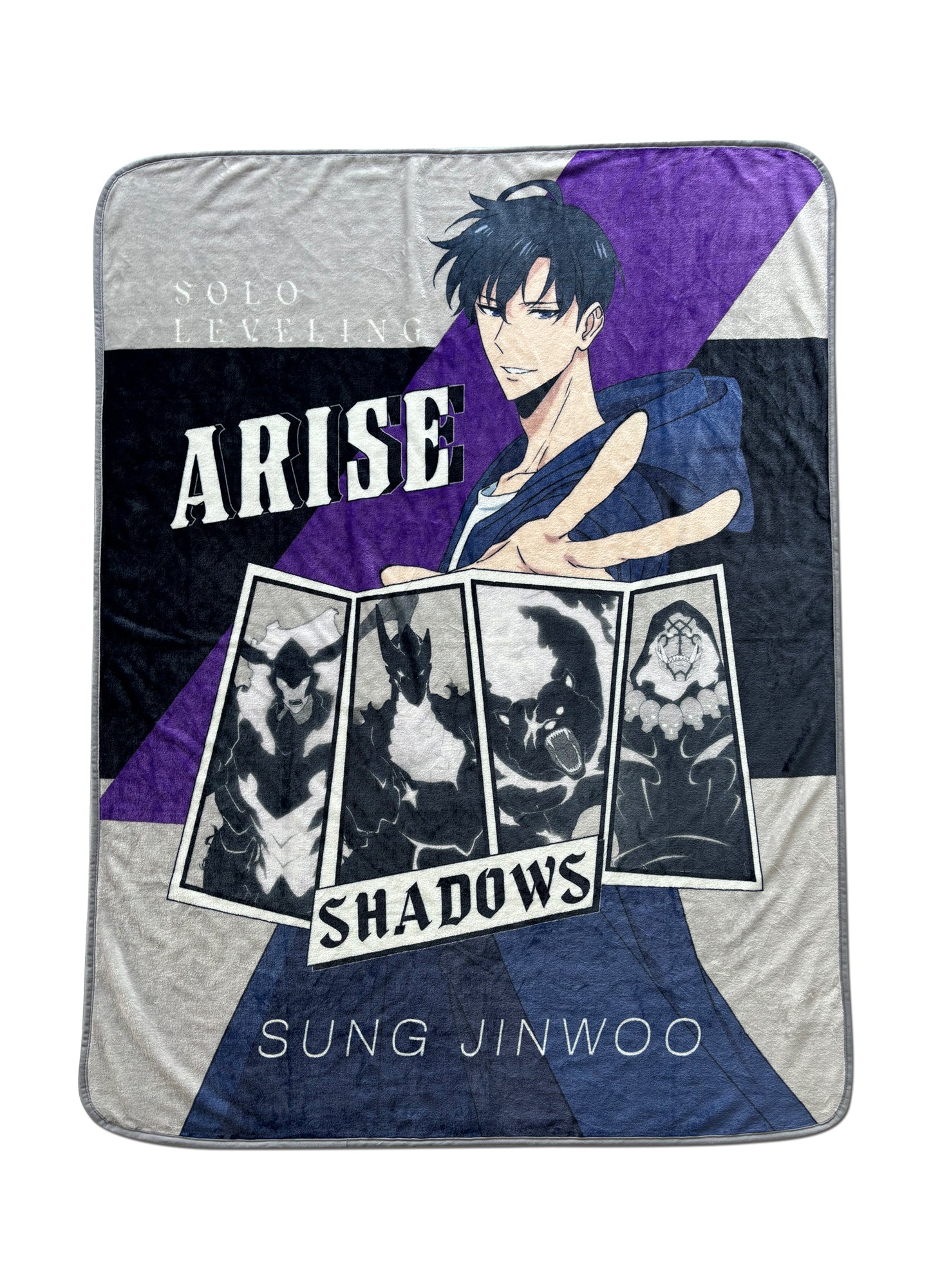Solo Leveling S2- Sung Jinwoo & Shadows Blanket 46"W x 60"H
