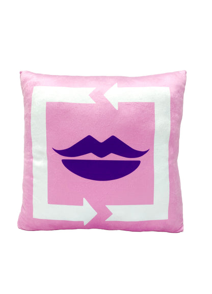 Jojos S5 - Stone Ocean & Kishibe Rohan - Ermes Costello Smack Icon Pillow