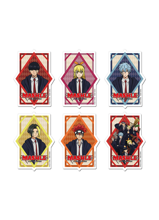 Mashle - Transparent Group Character Die-Cut Sticker