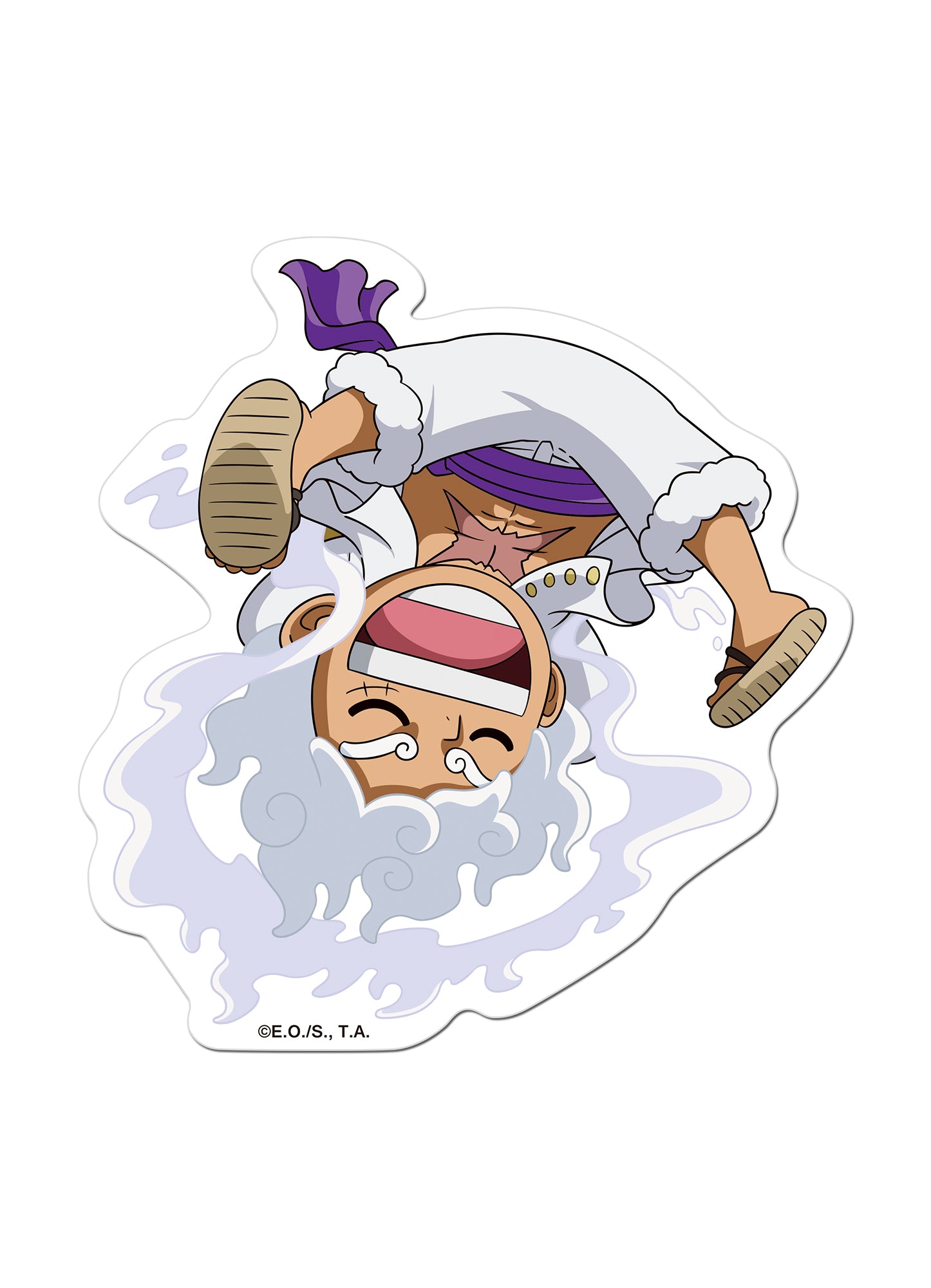 One Piece - Gear 5 Monkey D. Luffy SD 1 Car Sticker