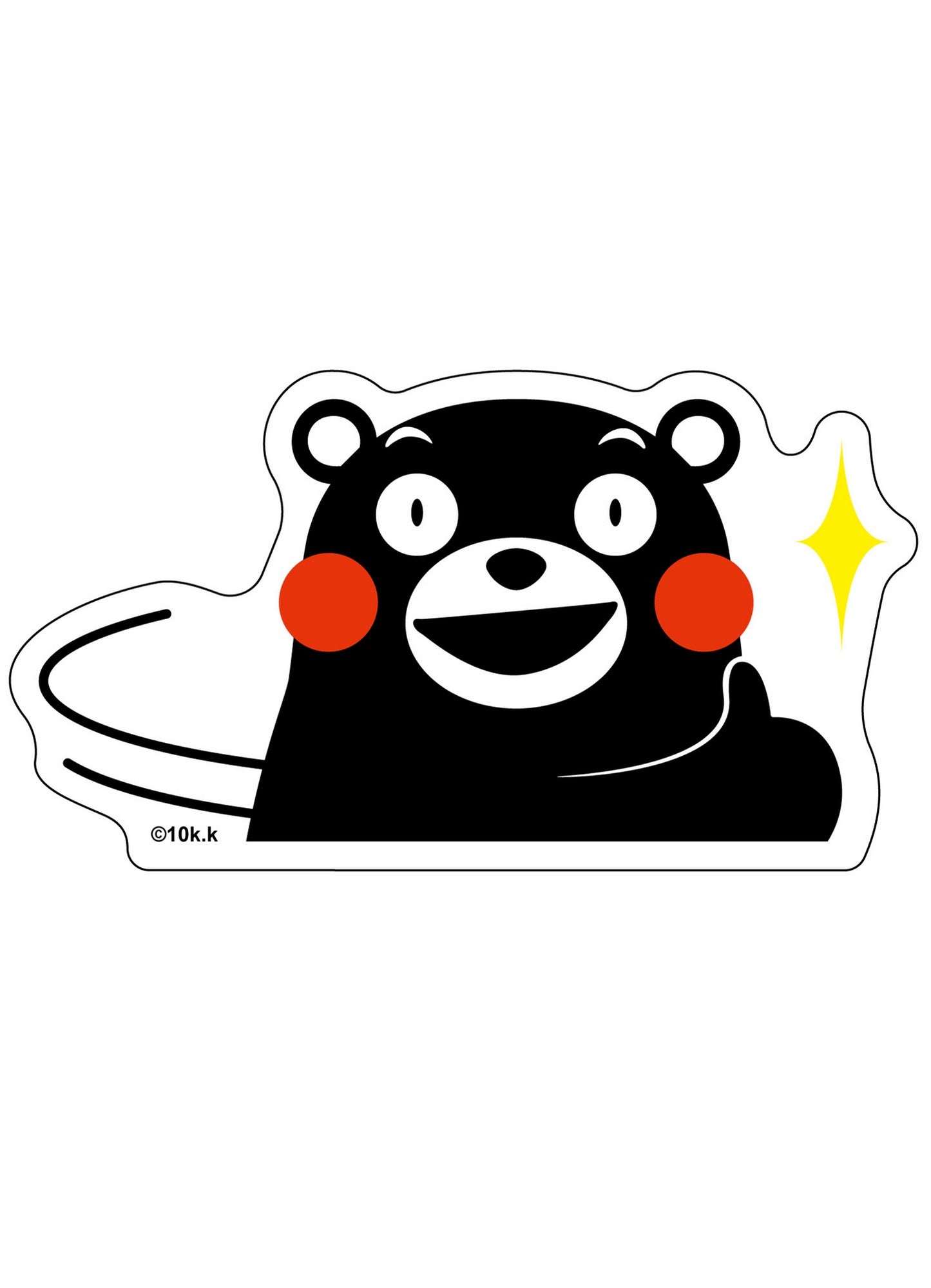 Kumamon - Kumamon Good Pose Car Sticker
