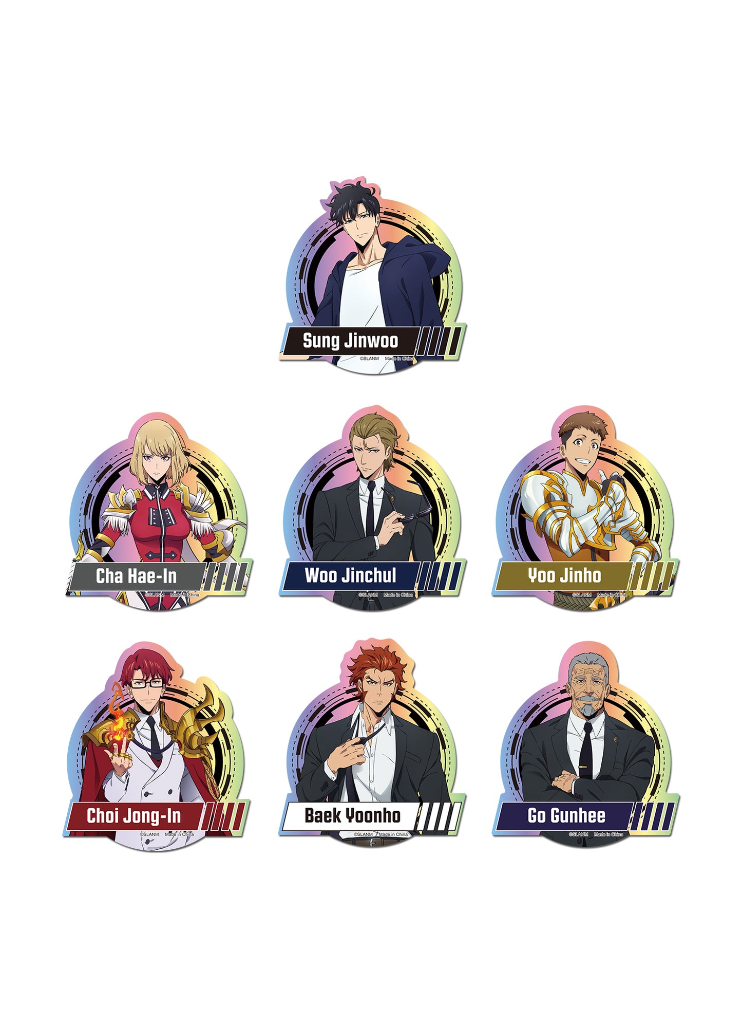 Solo Leveling - Character Group Holographic Sticker