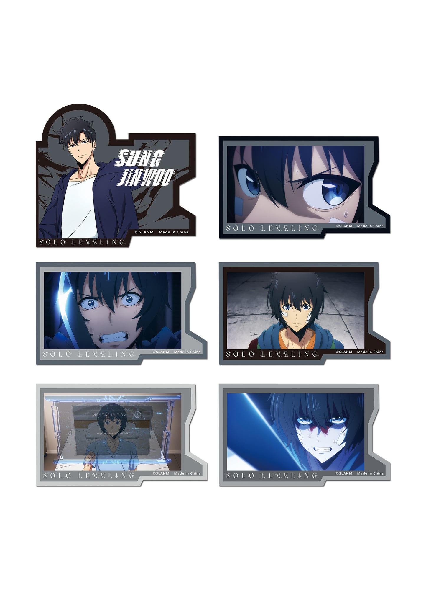 Solo Leveling - Sung Jinwoo's Different Styles Die-Cut Sticker