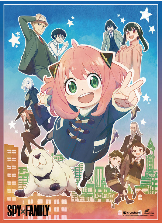 Spy X Family - Group #2 Key Art Wall Scroll 31"W x 43"H