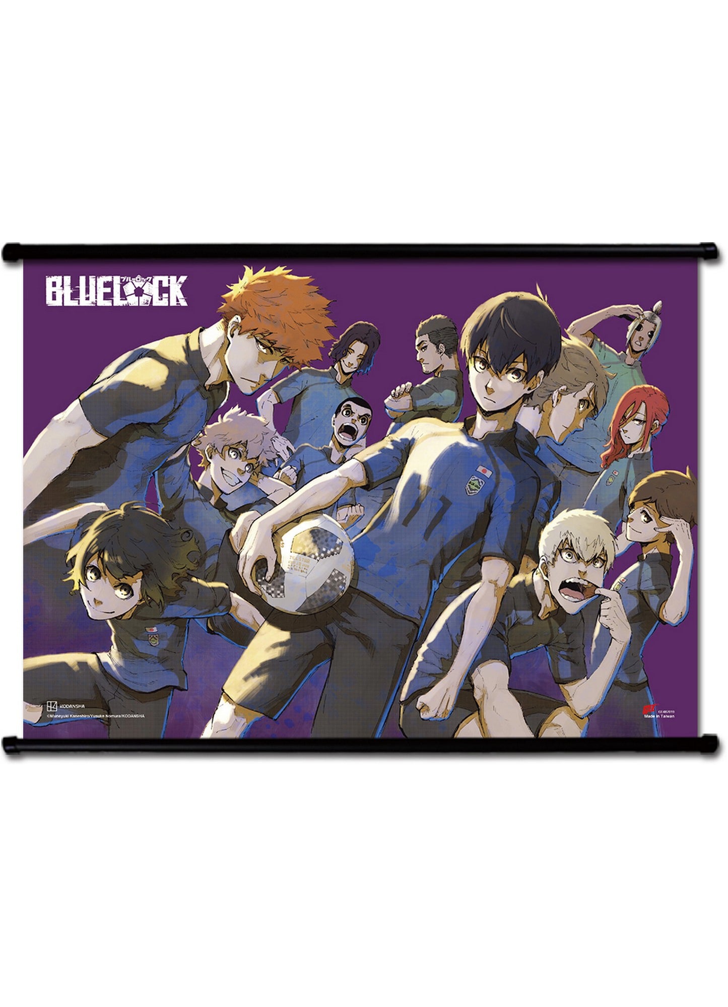 Blue Lock (Manga) - Team Z Group Wall Scroll 31"W x 43"H