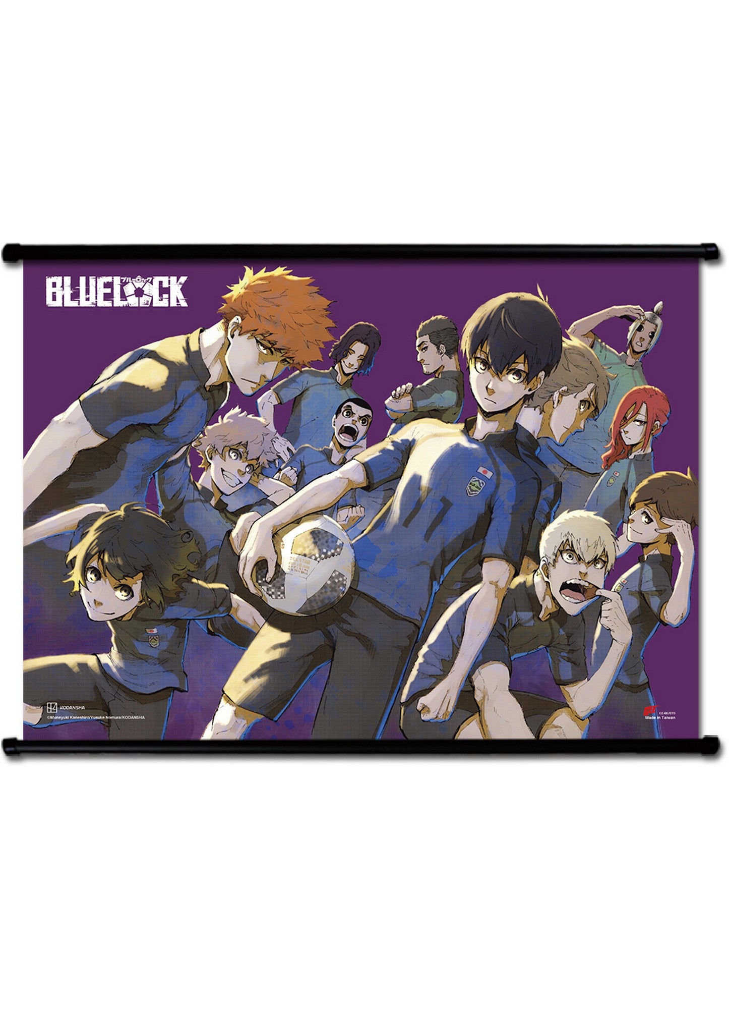 Blue Lock (Manga) - Team Z Group Wall Scroll 31"W x 43"H