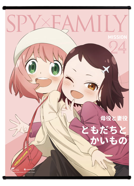 Spy X Family - Shopping With Friends Wall Scroll