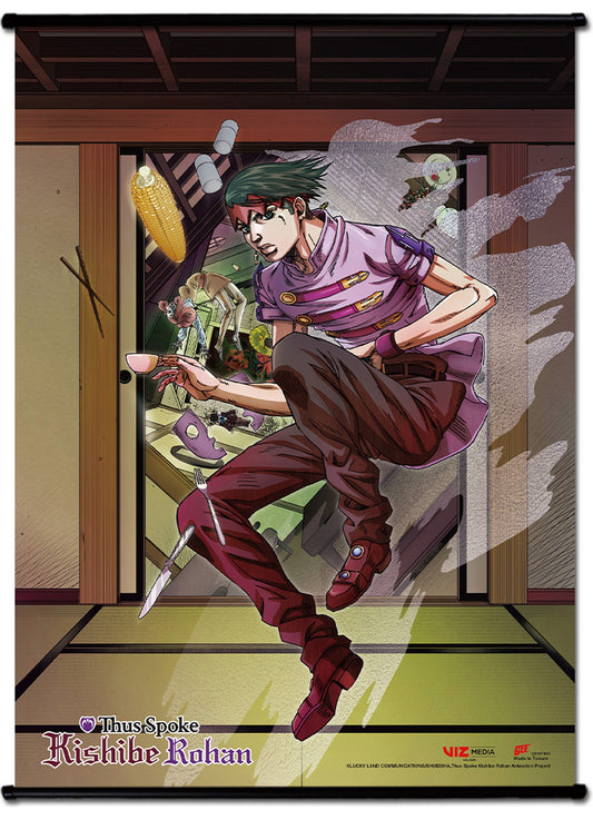Jojo Kishibe Rohan - Key Art Millionaire Wall Scroll 31"W X 43"H