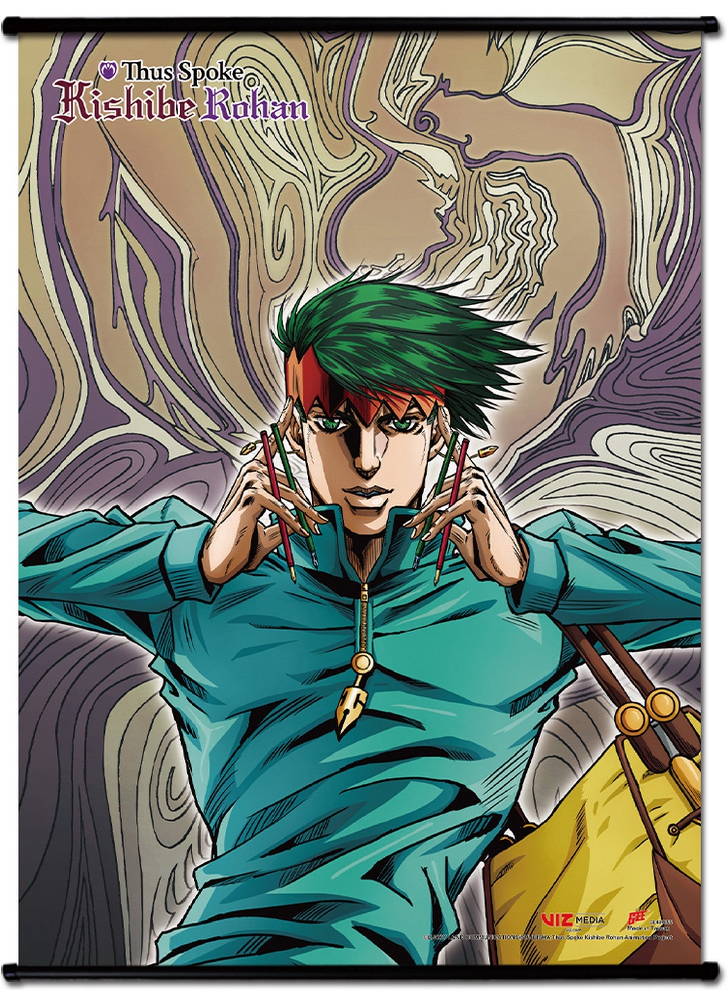 Jojo Kishibe Rohan - Mutsukabe Wall Scroll 31"W X 43"H