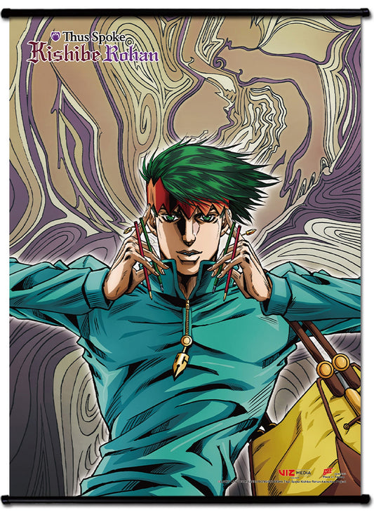 Jojo Kishibe Rohan - Mutsukabe Wall Scroll 31"W X 43"H