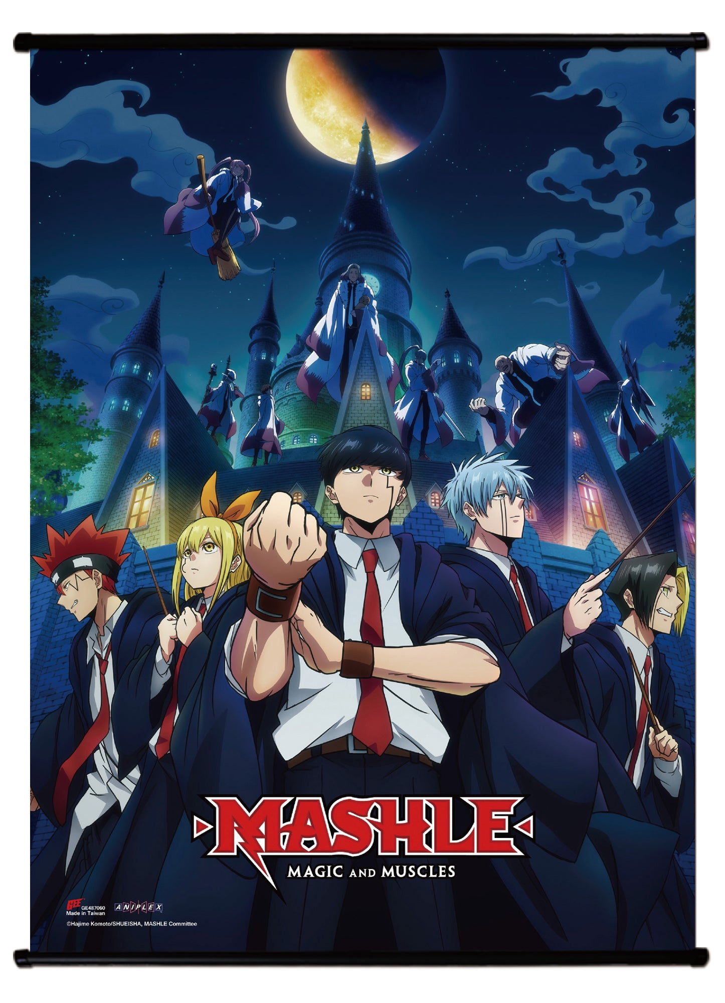 Mashle - Group Poster Key Visuals Wall Scroll 31"W x 43"H