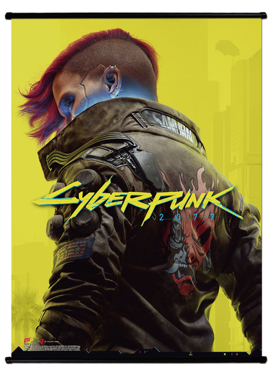 Cyberpunk 2077 - Keyart Female Wall Scroll