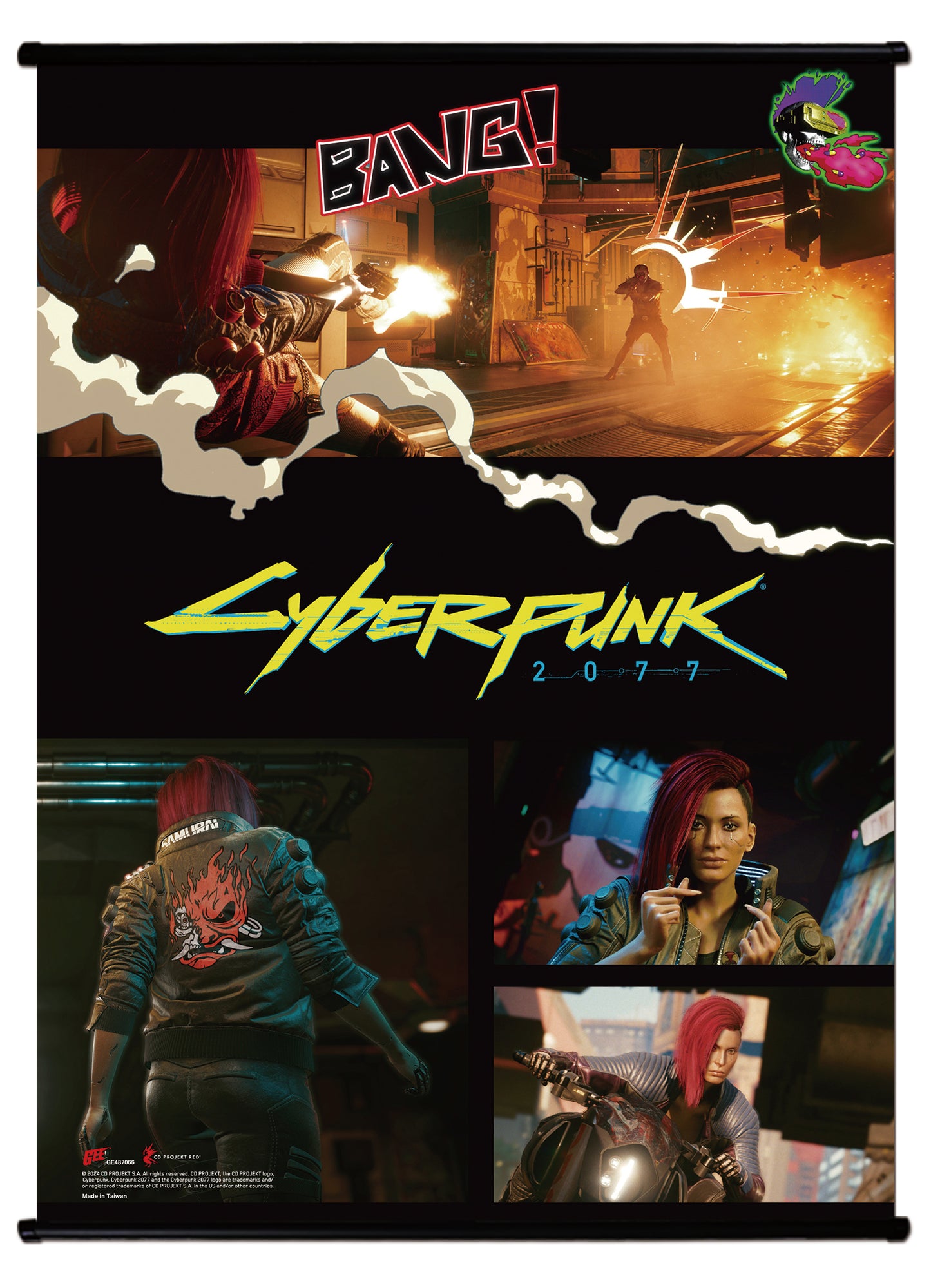 Cyberpunk 2077 - Screenshot V Wall Scroll 31"W x 43"H