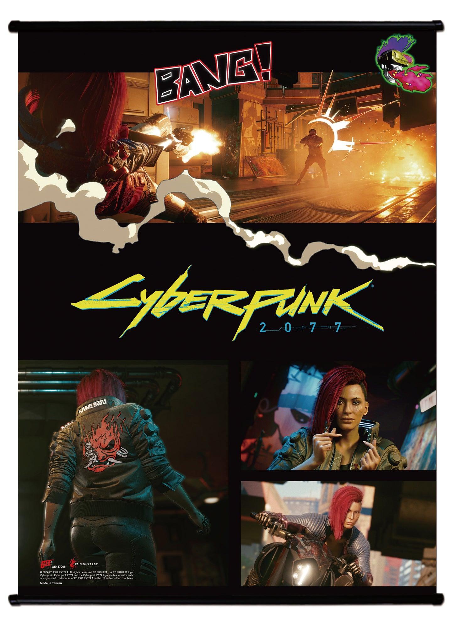 Cyberpunk 2077 - Screenshot V Wall Scroll 31"W x 43"H