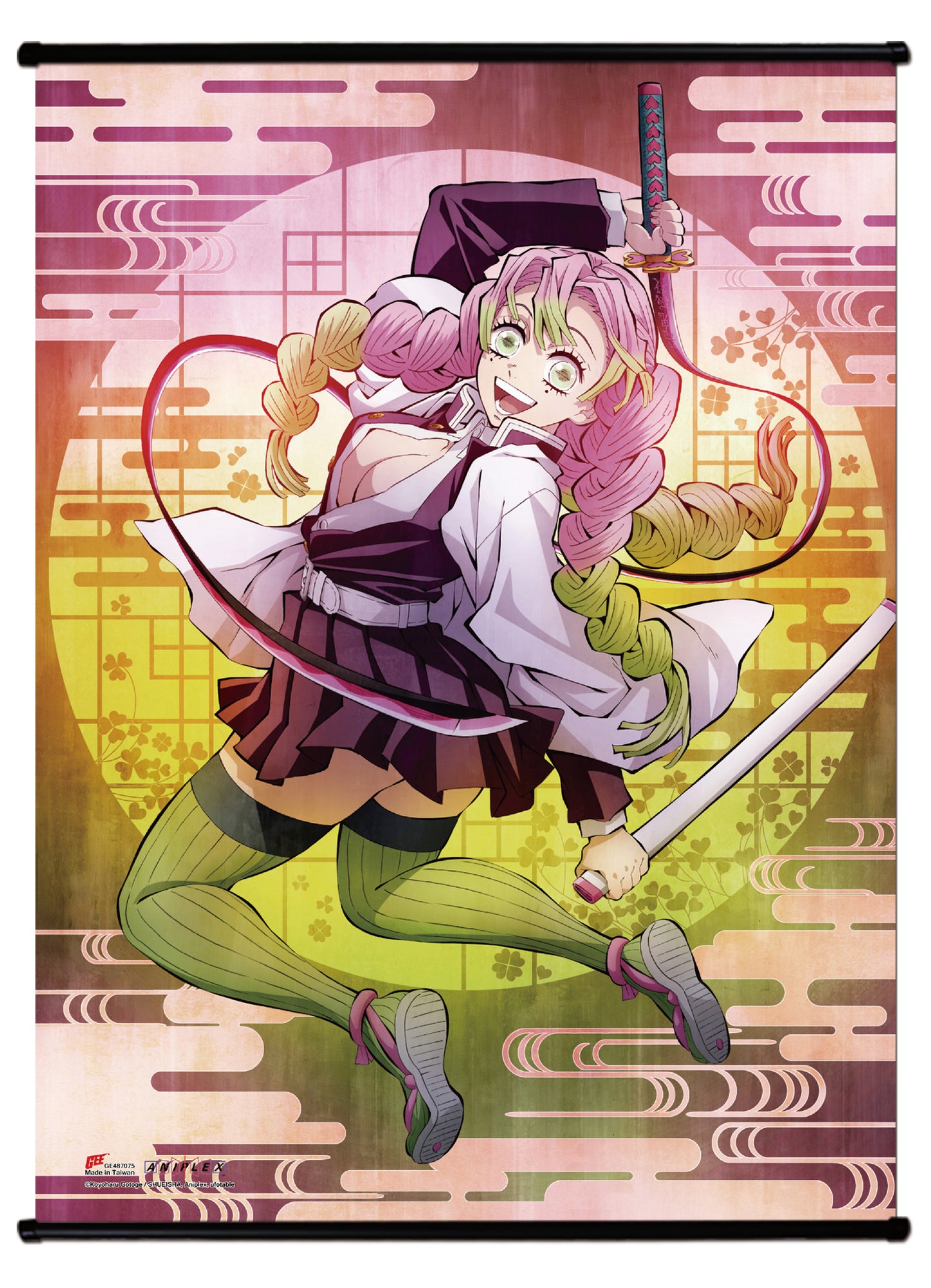 Demon Slayer Tv3 - Kanroji Mitsuri Wall Scroll
