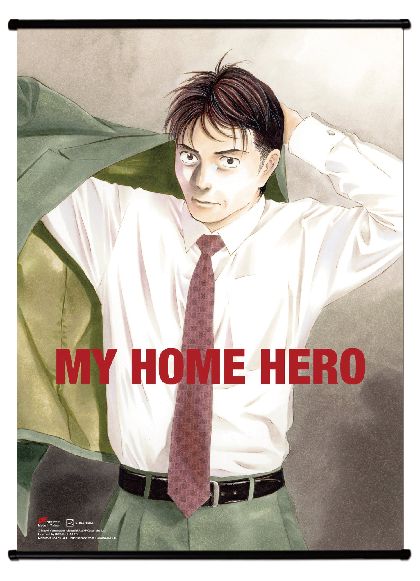 My Home Hero (Manga) - Tetsuo Tosu In A Suit Wall Scroll