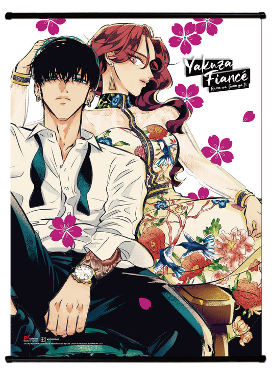 Raise Ha Tanin - Kirishima And Yoshino Sitting On The Sofa Wall Scroll 31"W x 43"H