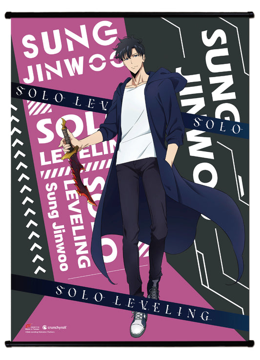 Solo Leveling - S Sung Jinwoo Wall Scroll