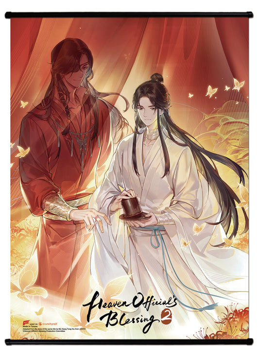 Heaven Officals Blessing S2 - Xie Lain And Hua Cheng Concept Visual Wall Scroll