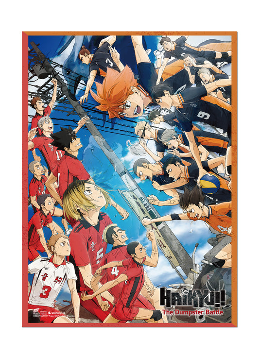 Haikyu The Dumpster Battle - Group Key Visual Wall Scroll 31"W x 43"H