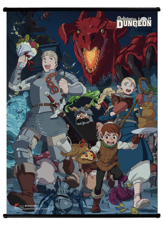 Delicious In Dungeon - Key Visual #1 Wall Scroll 31"W x 43"H