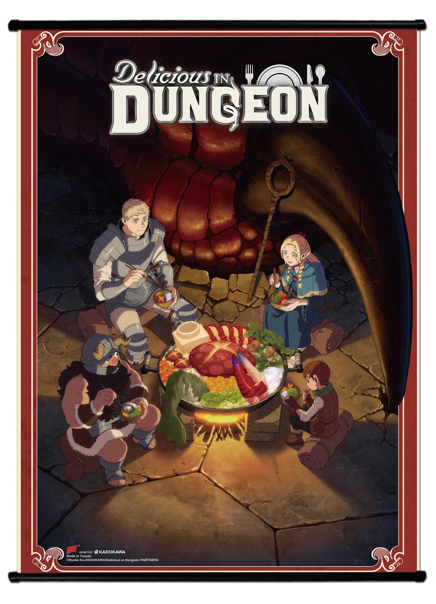 Delicious In Dungeon - Teaser Visual #2 Wall Scroll 31"W x 43"H