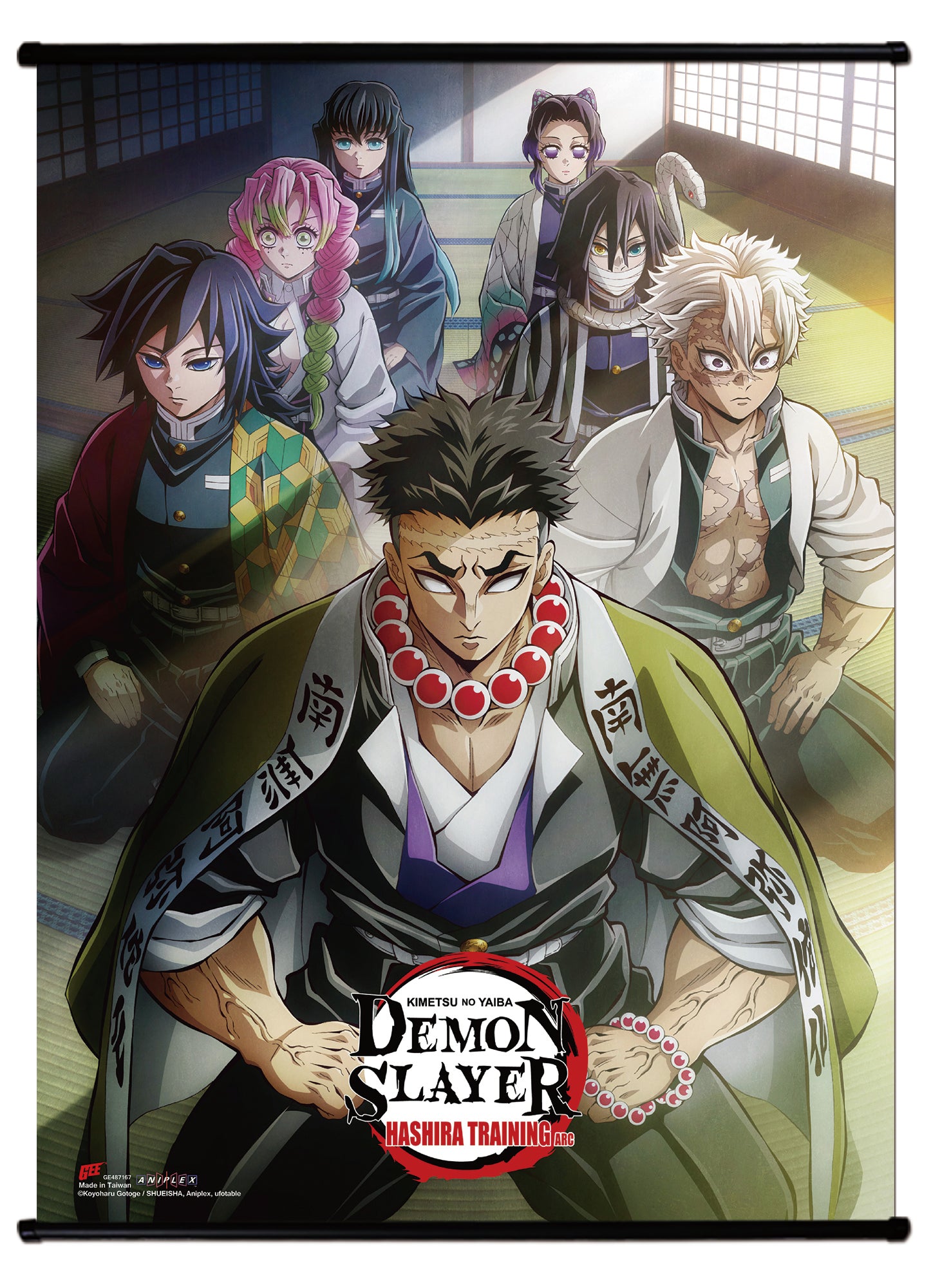 Demon Slayer Tv4 - Hashira Group Key Art Wall Scroll
