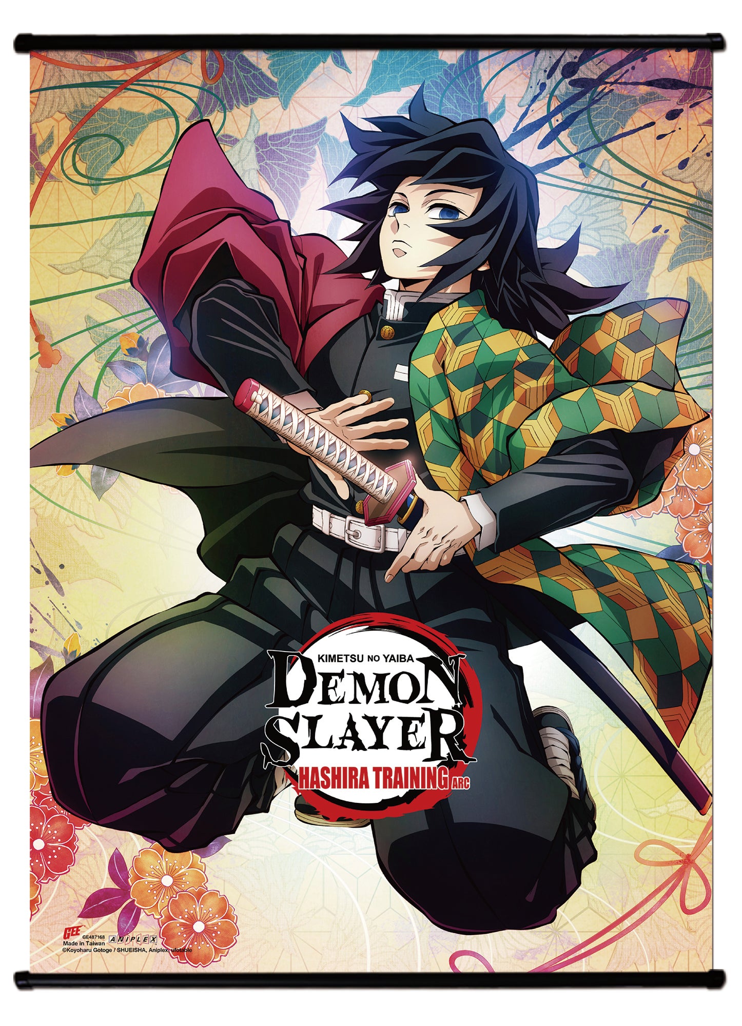Demon Slayer Tv4 - Giyuu Teaser Art Wall Scroll