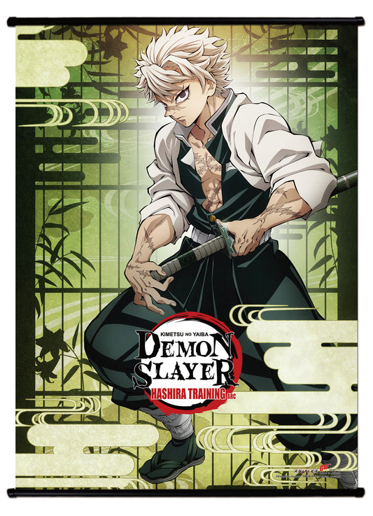 Demon Slayer Tv4 - Sanemi Teaser Art Wall Scroll