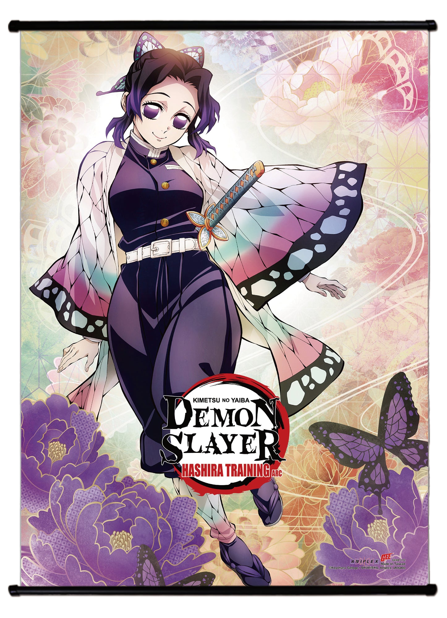Demon Slayer Tv4 - Shinobu Teaser Art Wall Scroll