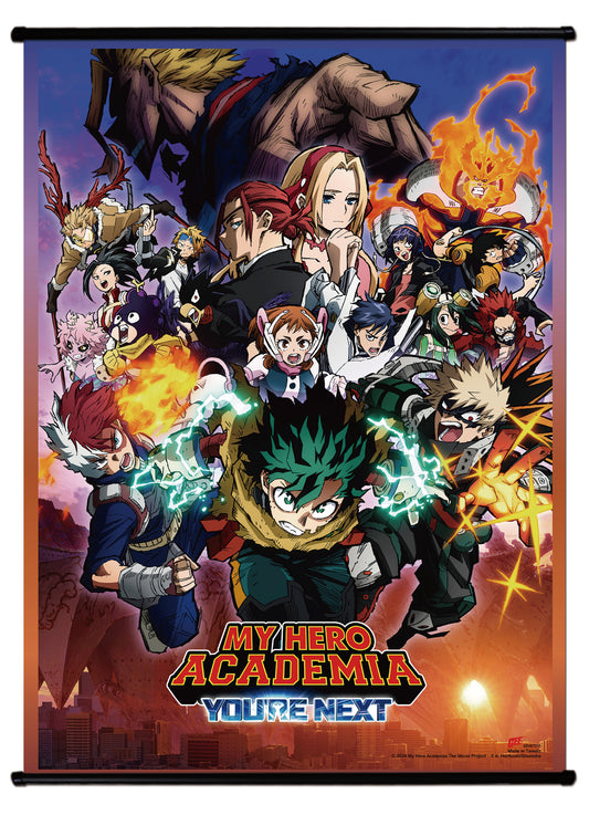 My Hero Academia You're Next - Key Visual Wall Scroll