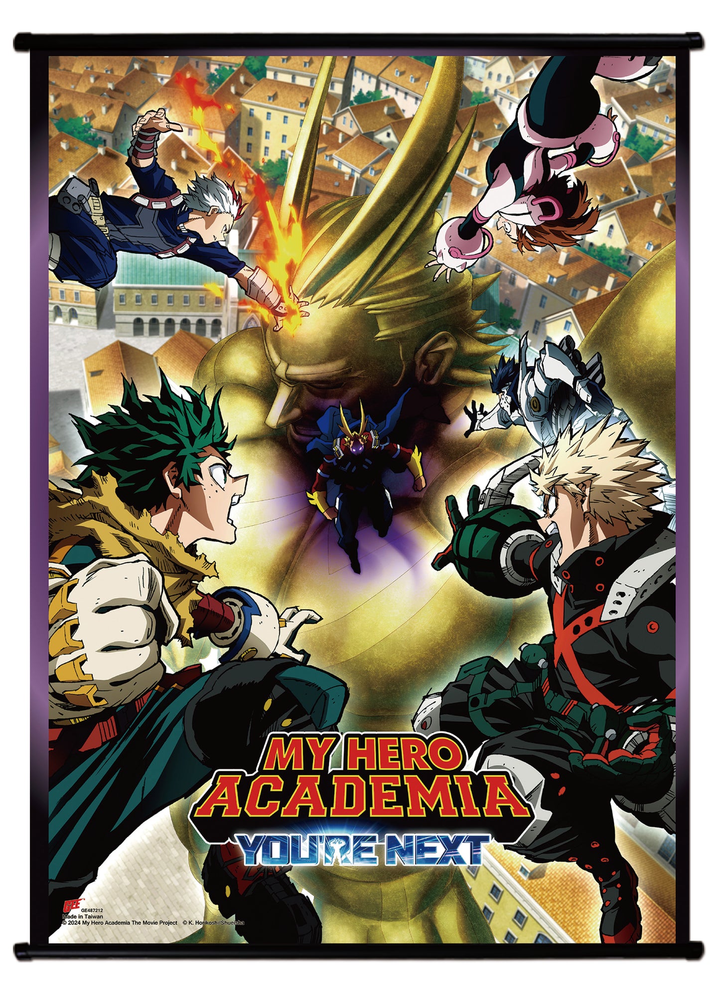My Hero Academia You're Next - Character Group Teaser Visual2 Wall Scroll