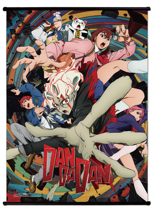 Dan Da Dan - Character Group Key Visual Wall Scroll