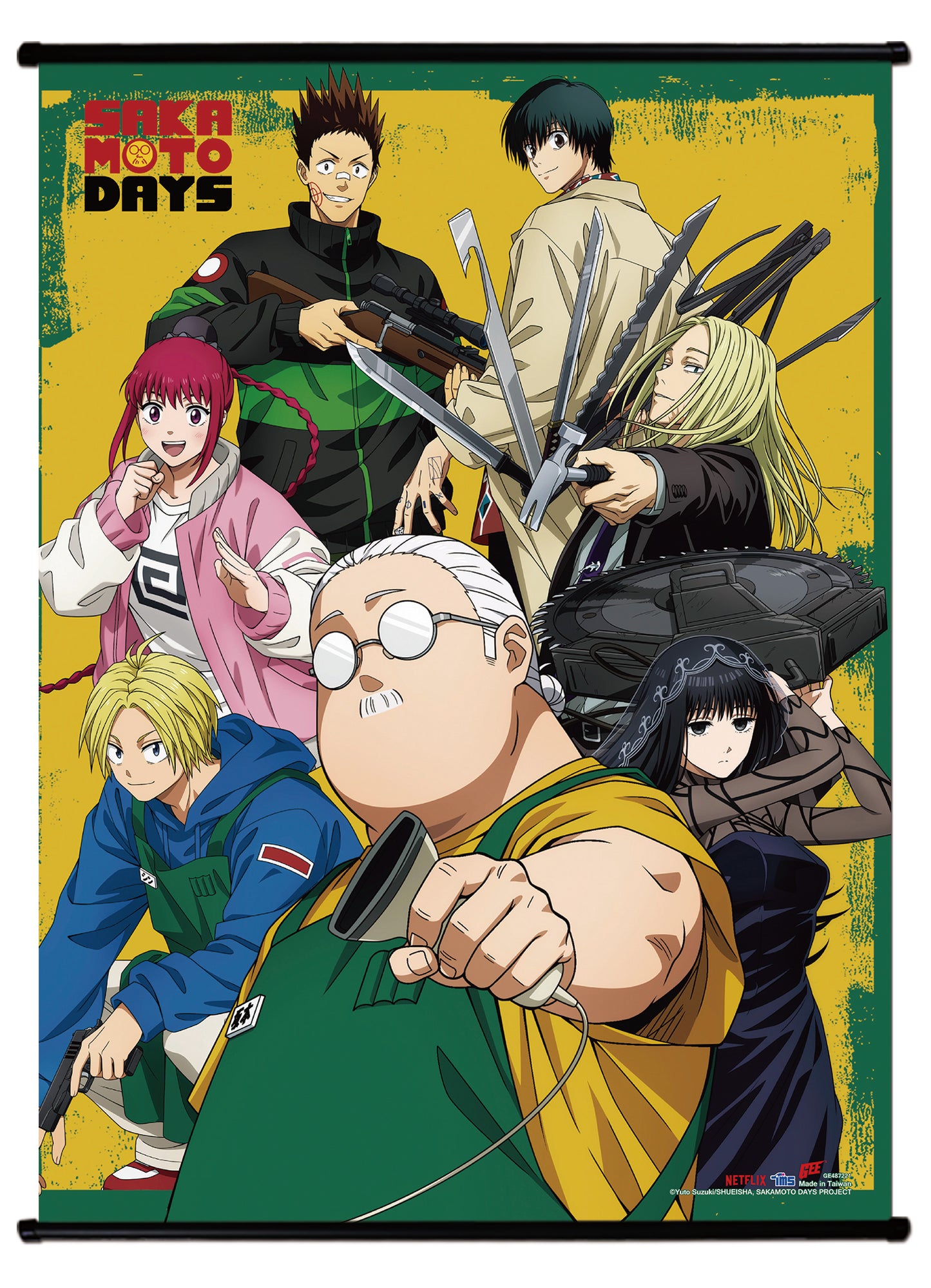 Sakamoto Days - Group Wall Scroll