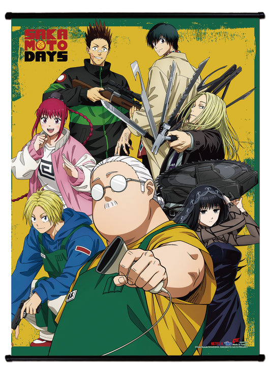 Sakamoto Days - Group Wall Scroll