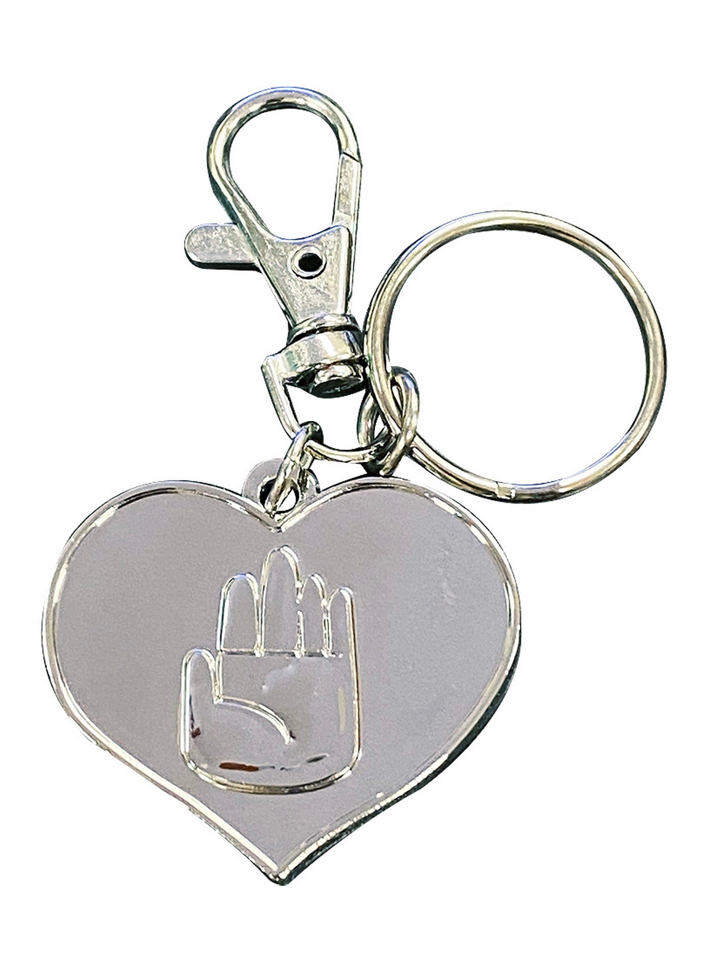 Jojos Bizarre Adventure S3 - Hands In Heart Icon Metal Keychain