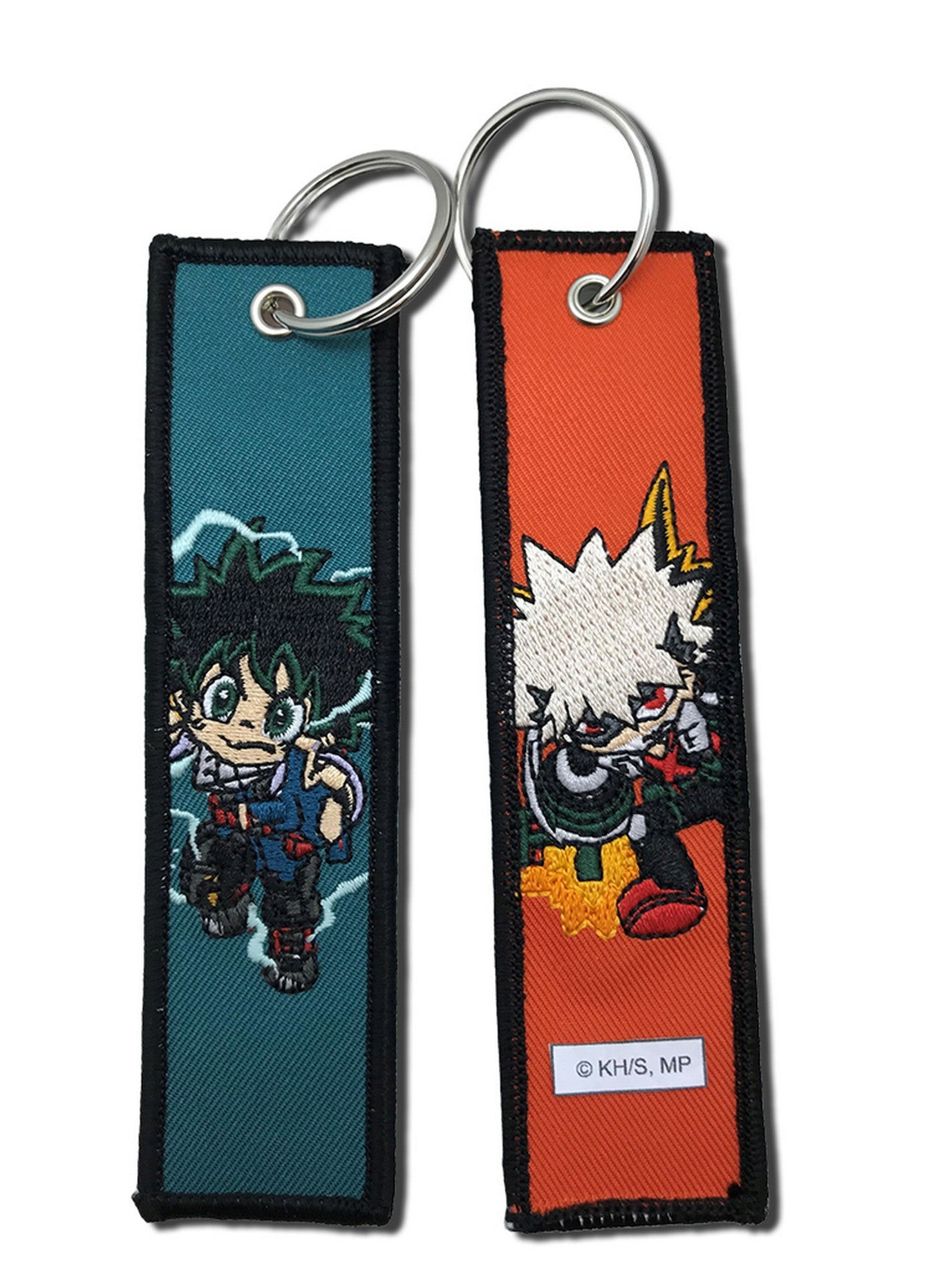 My Hero Academia S5 - SD Midoriya Izuku "Deku" And Katsuki Bakugo Fabric Keychain