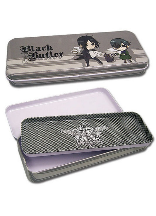 Black Butler - Sebastian Michaelis & Ciel Phantomhive Tin Pencil Case