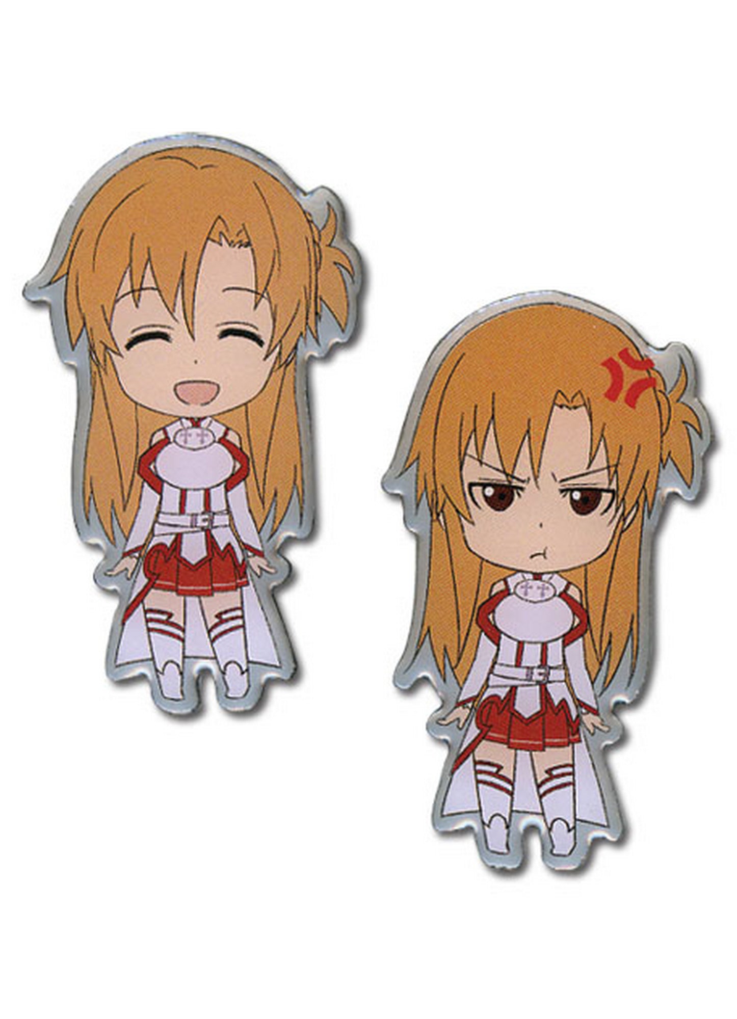 Sword Art Online - Happy & Angry Asuna Pin Set