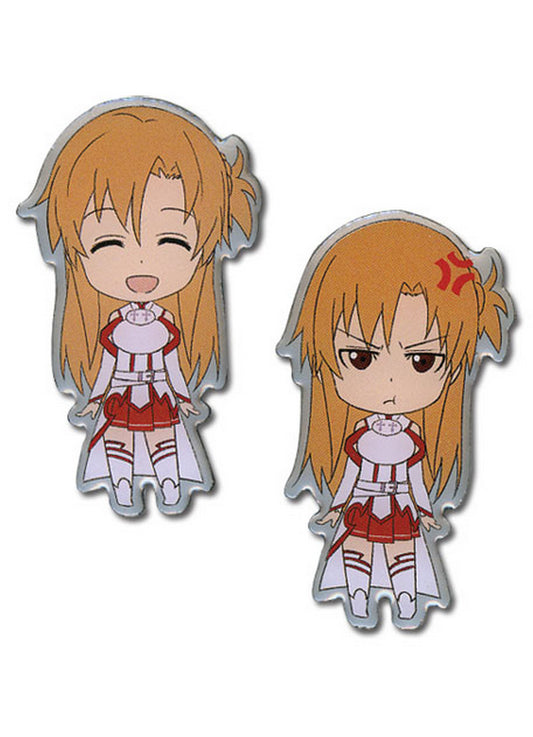 Sword Art Online - Happy & Angry Asuna Pin Set