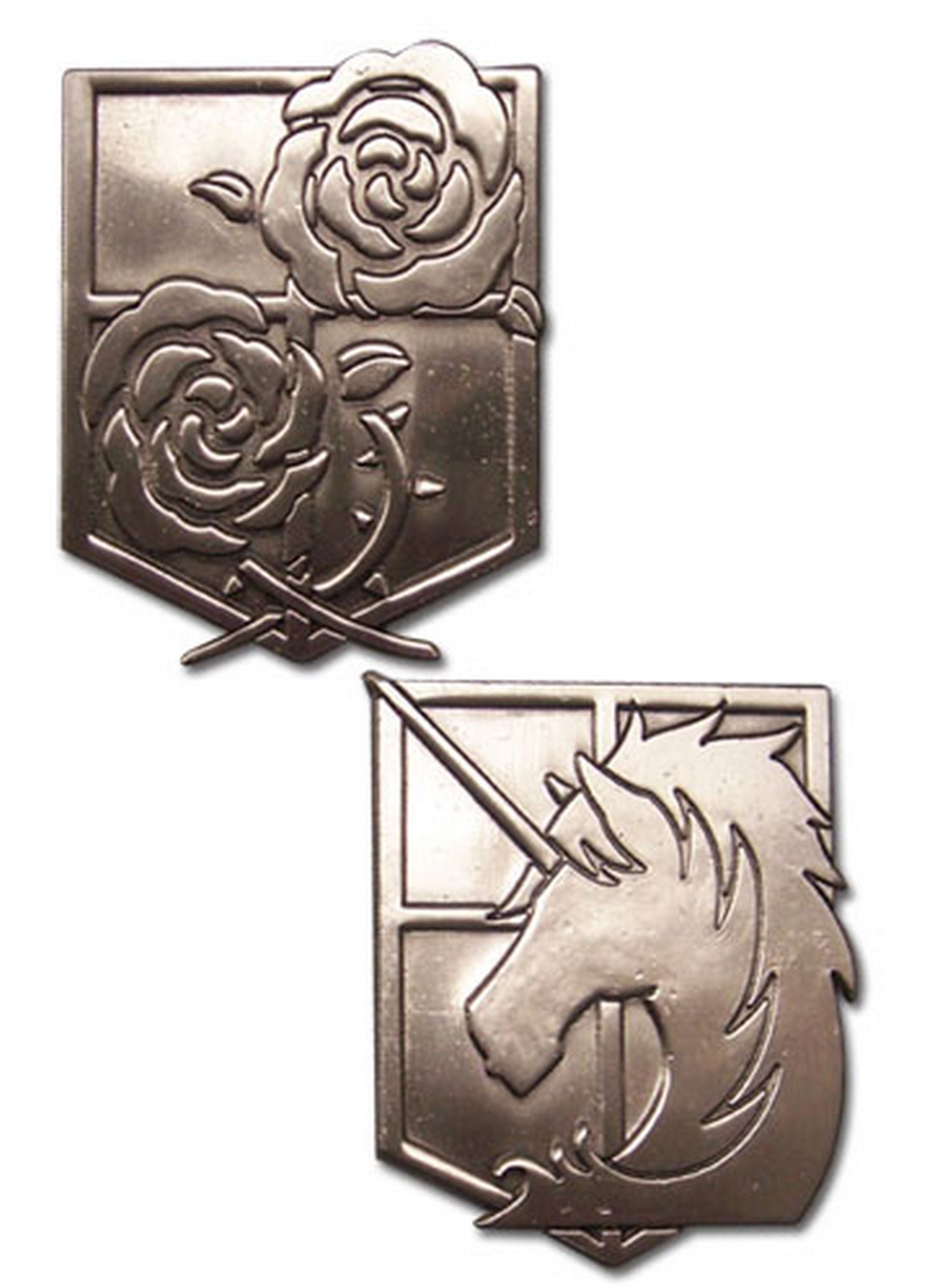 Attack On Titan - Stationary Guard & Military Police Emblem Pins
