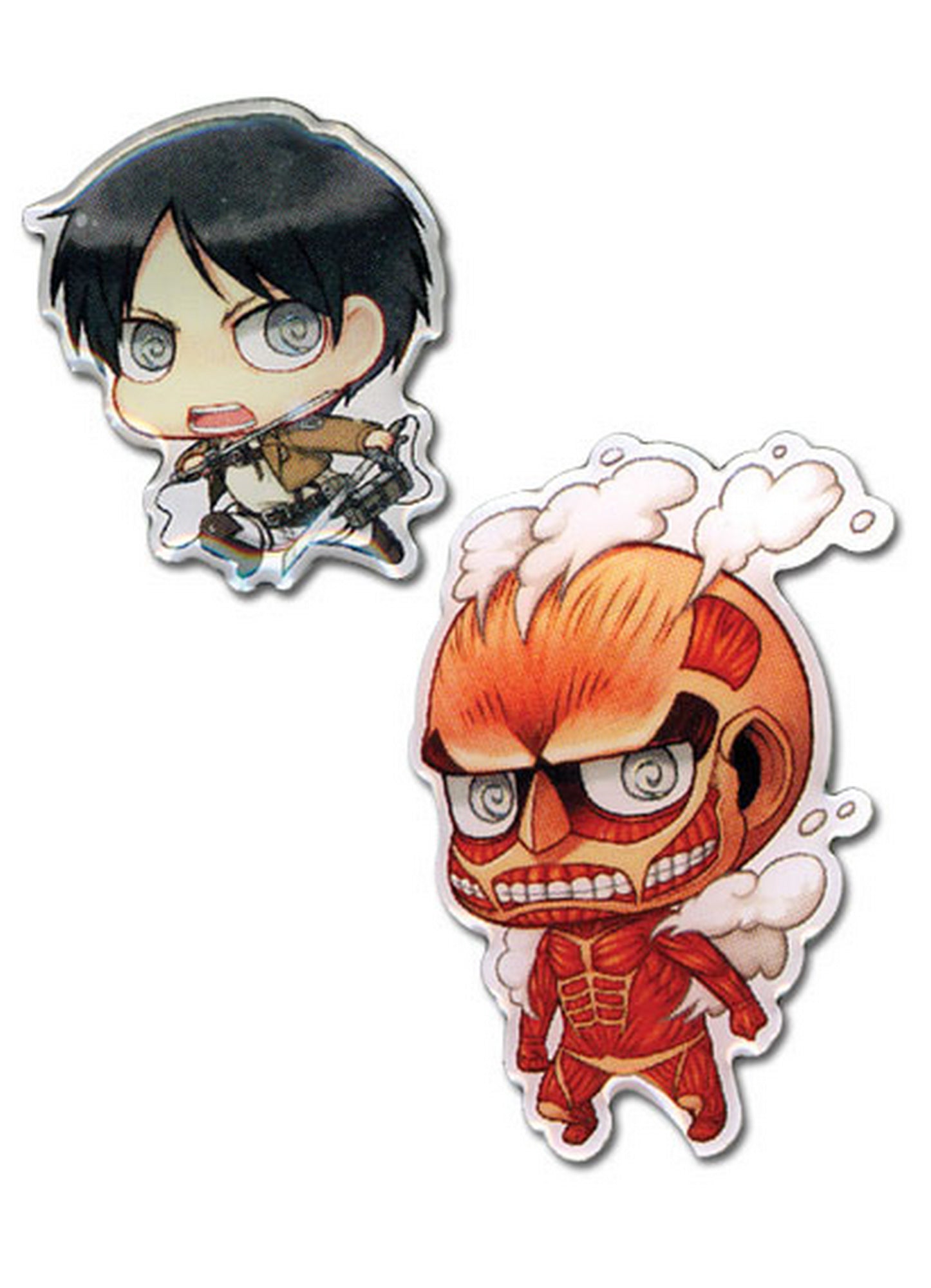 Attack On Titan - Eren Yeager & Titan Metal Pins