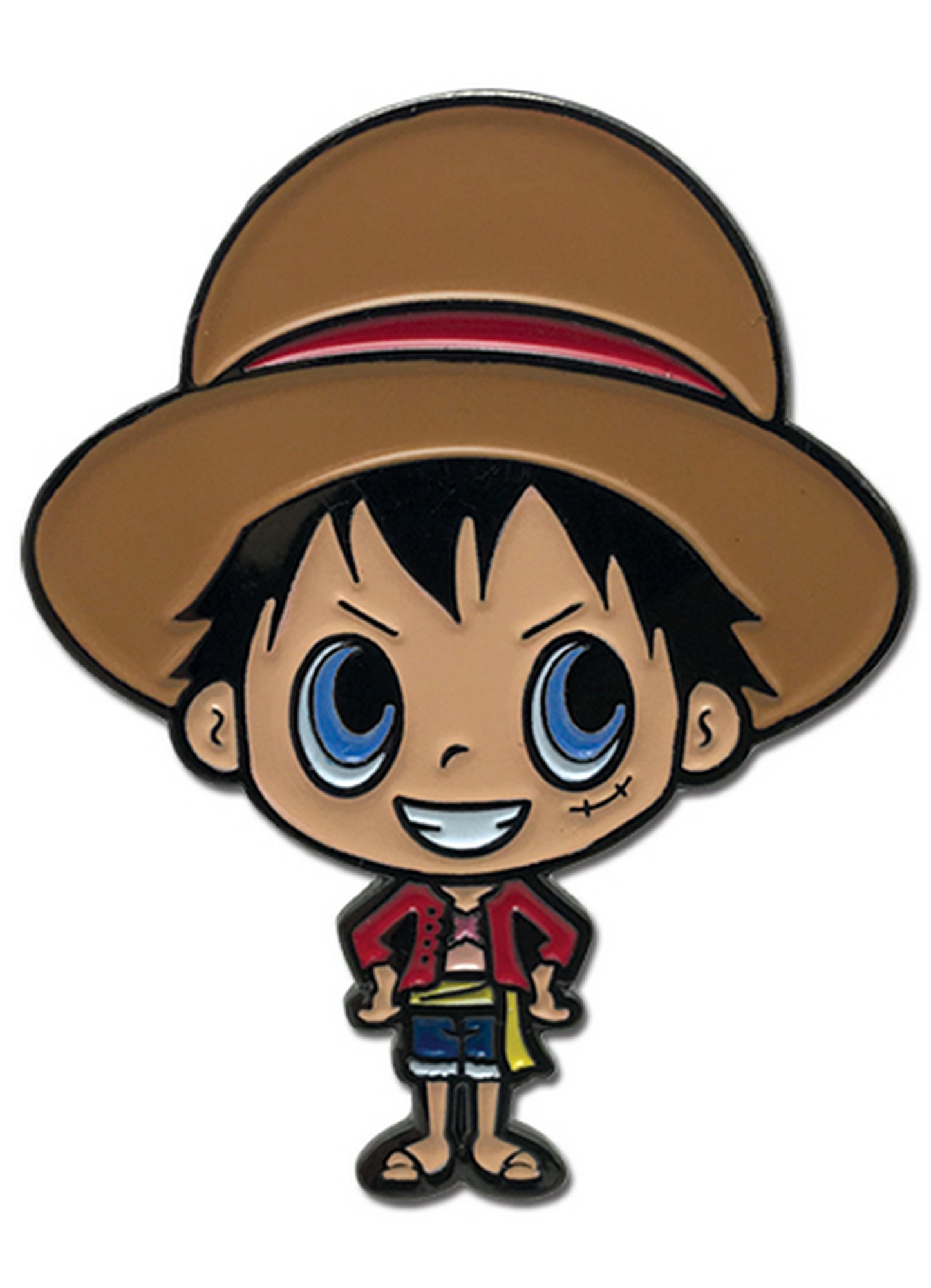 One Piece - SD Chibi Monkey D. Luffy Enamel Pin