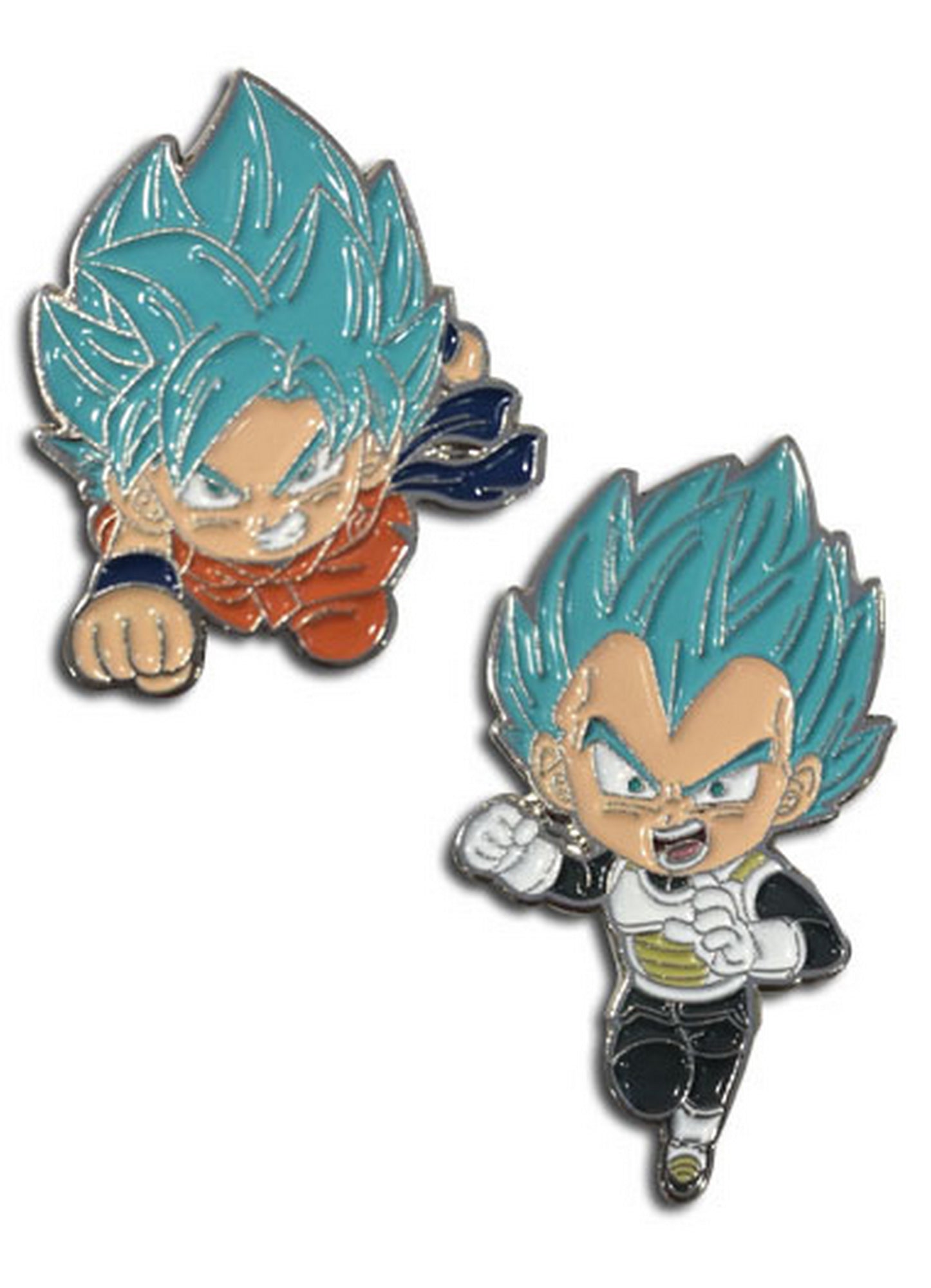 Dragon Ball Super - SSGSS Son Goku & SSGSS Vegeta Enamel Pins