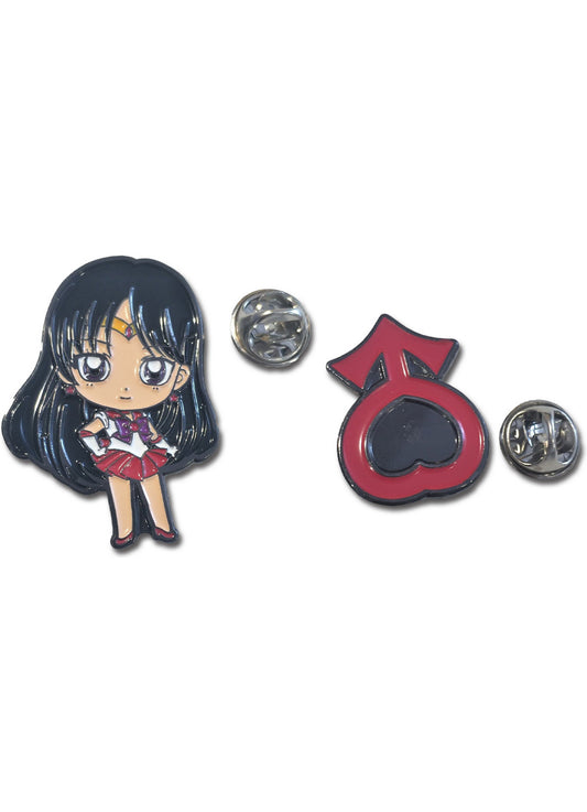 Sailor Moon S - SD Mars & Symbol Pin Set 1.5"