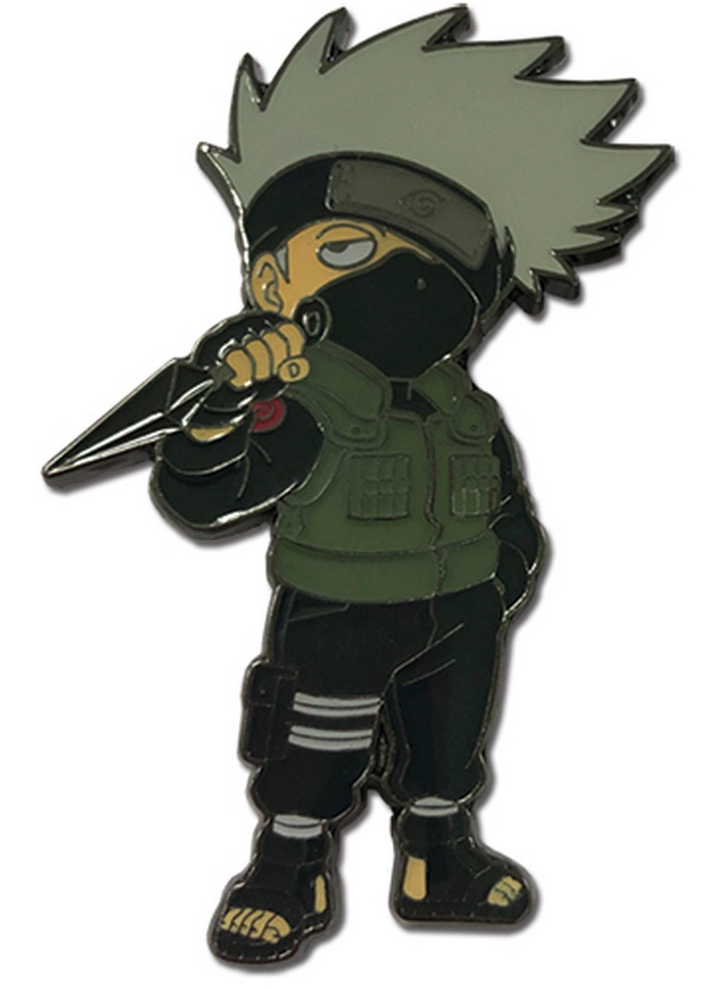 Naruto Shippuden - Kakashi Hatake Enamel Single Pin