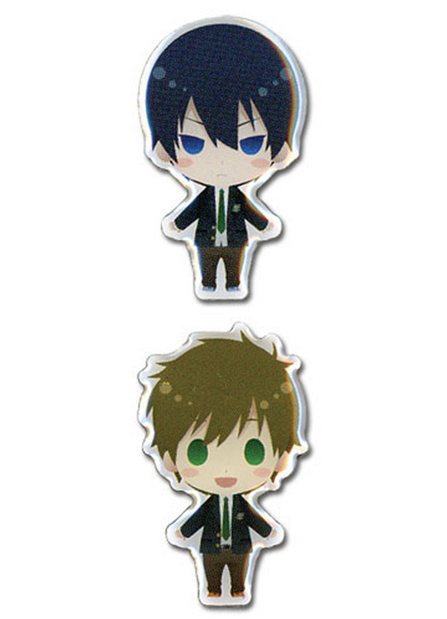 Free! - SD Haruka Nanase & Makoto Tachibana Pin Set