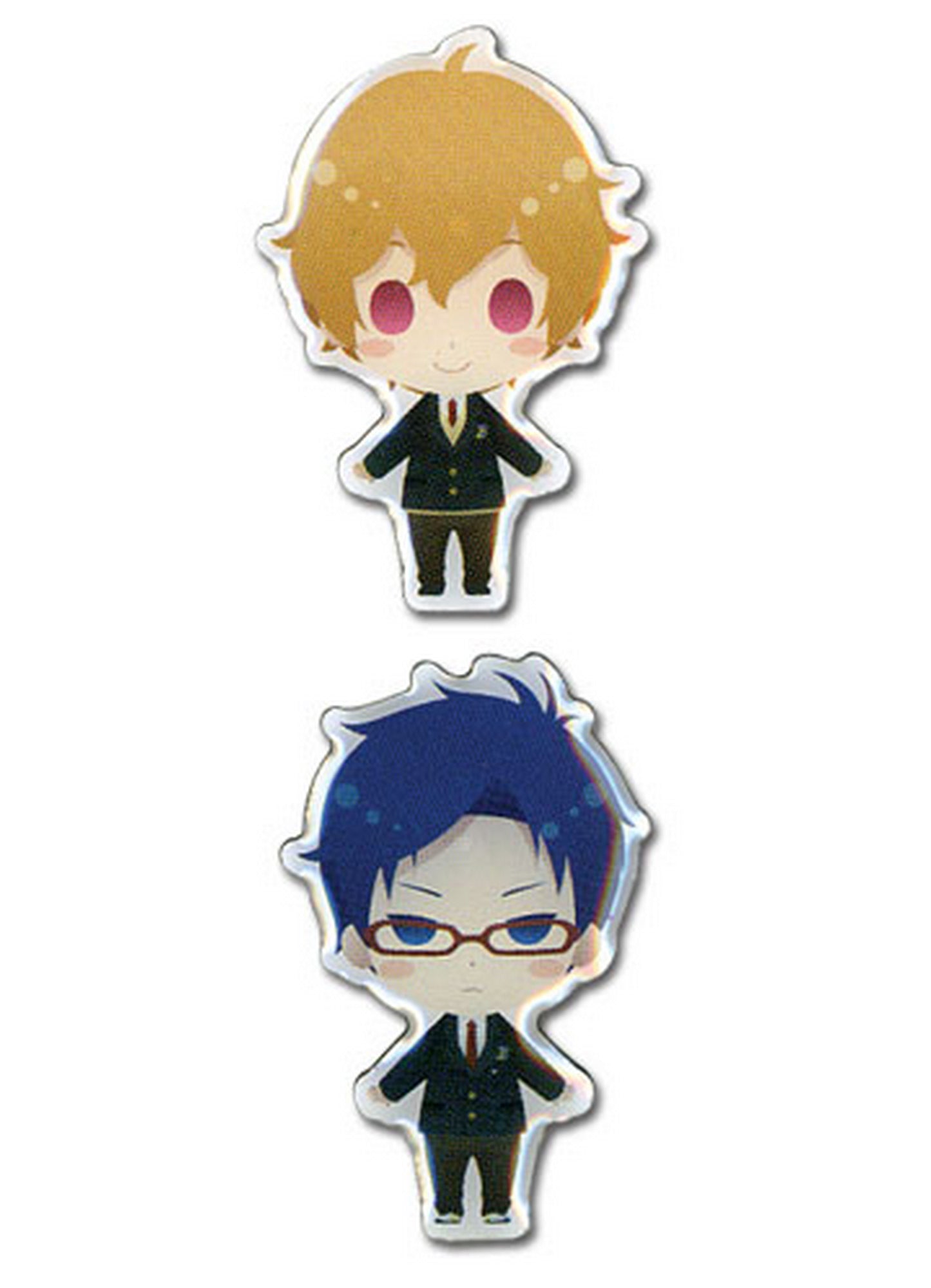 Free! - SD Rei Ryugazaki & Nagisa Hazuki Pin Set
