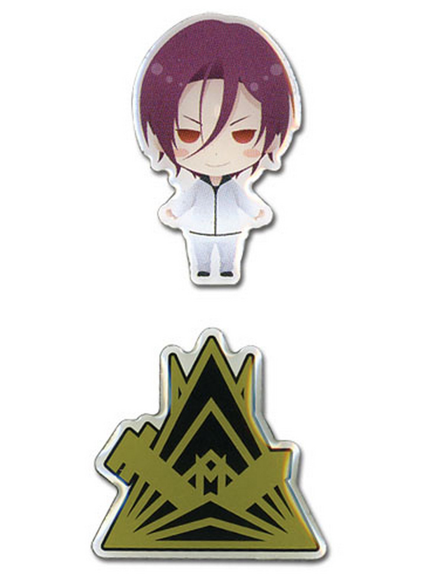 Free! - SD Rin Matsuoka & Samezuka Swimming Club Icon Pin Set